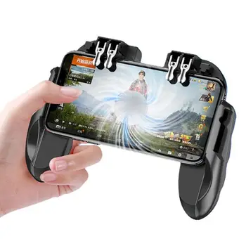 

Mobile Game Controller Four-finger Connection Mobile Gaming Trigger For PUBG gaming grip game