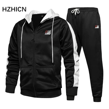 

Autumn Male Jacket + Pants Casual Track Suit Men's Sweatshirt Tracksuits 2020 High Quality Sportswear Men's Fitness Ropa Hombre