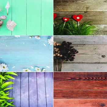 

Vinyl Custom Photography Backdrops Wooden Planks Theme Photography Background 200526JN-03
