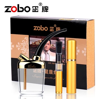 

ZOBO Cigarette Holder Multi-filter Reusable Cigarette Holder Set Eco-friendly Cigarette Holder Hookah Pot 3-piece Set