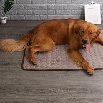 

Pet Dog Summer Cooling Mats OR Owner's Lying Cushion Blanket Washable Dog Pee Pads Non Slip Puppy Pad