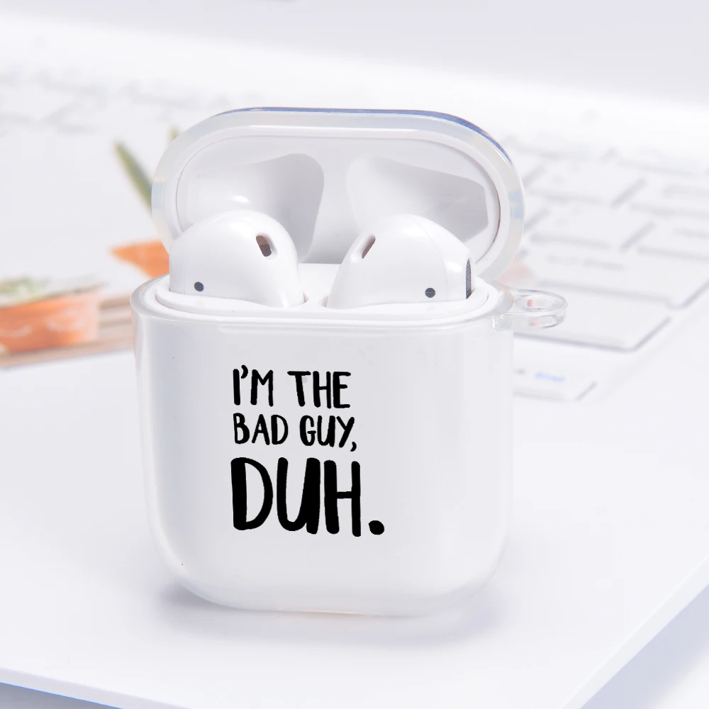 Мягкий силиконовый чехол со смайликом для Airpods с отверстием Air Pods Роскошный Pod