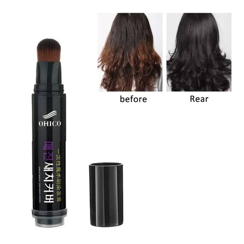 

Hair Color Stick Pure Plant Makeup Stick Hair Dye Pen Magic Stick No irritation Disposable Hair Dye Cream Easy To Carry TSLM1