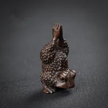 Ручной работы медная Золотая жаба смешной чайник с узорами Lucky креативный чай играть чай посуда чайная церемония Аксессуары