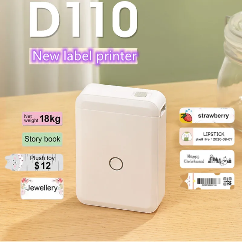 Портативный термопринтер для этикеток Niimbot D110 Hangul принтер с Bluetooth карманный