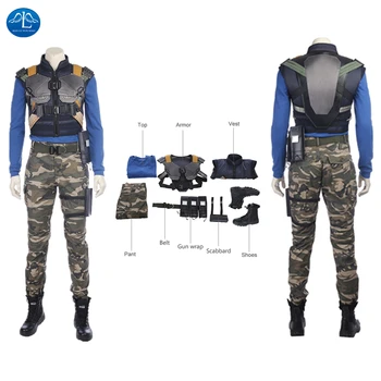 

Manluyunxiao Erik Killmonger Cosplay Halloween Costume For Adult Movie Black Panther Superhero Outfit Custom Made