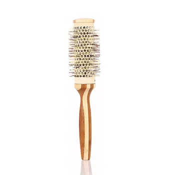 

Aluminum Tube Rolling Combs Curling Hair Comb Cylinder Bristle Combs Wooden Handle Combs Hair Modeling Tool Drop Shipping