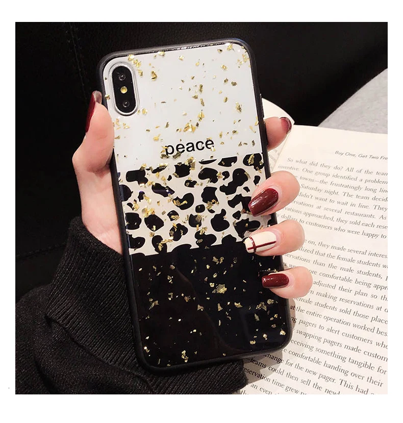 IMIDO Леопардовый резиновый чехол для IPhone 11pro Max XS XR XS Max чехол для IPhone 7 6S 8plus Модный чехол