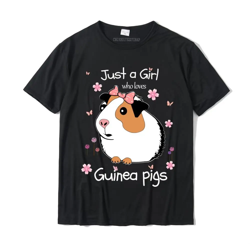  Men T Shirt Gift Casual Tops Shirts All Cotton Round Neck Short Sleeve Funny T-Shirt Fall Wholesale Just a Girl Who Loves Guinea Pigs - Cute Pets Lover Gift Pullover Hoodie__MZ22684 black