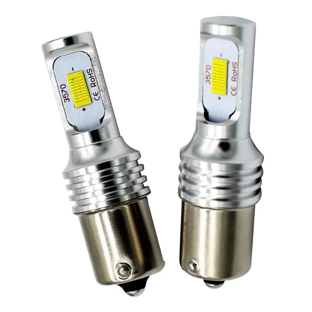 

2Pcs Car Led Turn Parking Signal Lights Brake Tail Lamps Auto Rear Reverse Bulbs BA15S 1156 P21W 72W White 12V 24V Canbus HOT !!