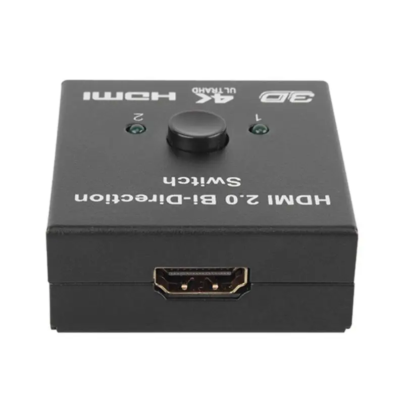 2 в 1 выход HDMI Сплиттер 4K HDMI двусторонний коммутатор для 4K HDR HDCP2.2 адаптер различные спецификации широкий диапазон использования