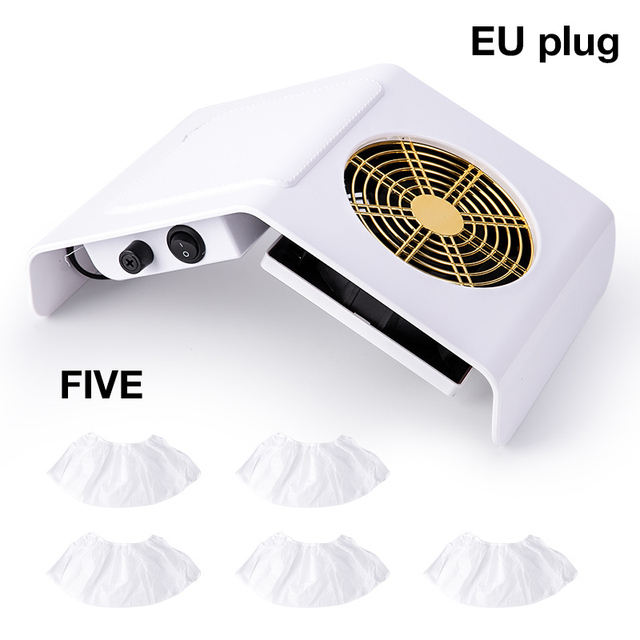 Power Nail Dust Collector Nail Art Salon Suction Dust Collector 40W Machine Vacuum Cleaner Fan Nail Art Equipment Tools