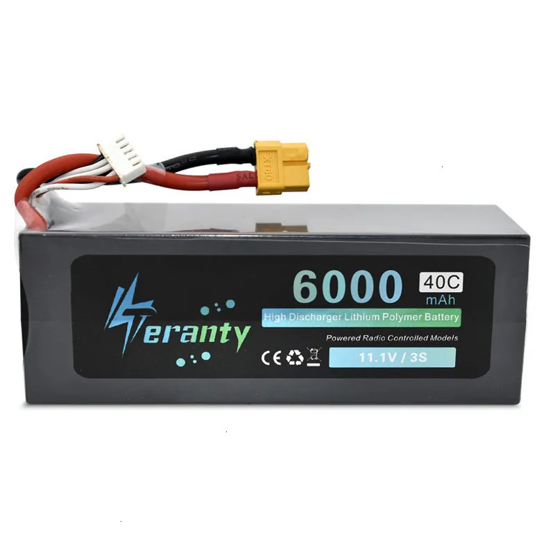 Высокая мощность 11,1 v 6000mAh 40C Max 60C Аккумулятор для RC автомобилей лодки запчасти для Дронов 3s 5400mah 11,1 v Lipo батарея T/XT60/JST/TRX