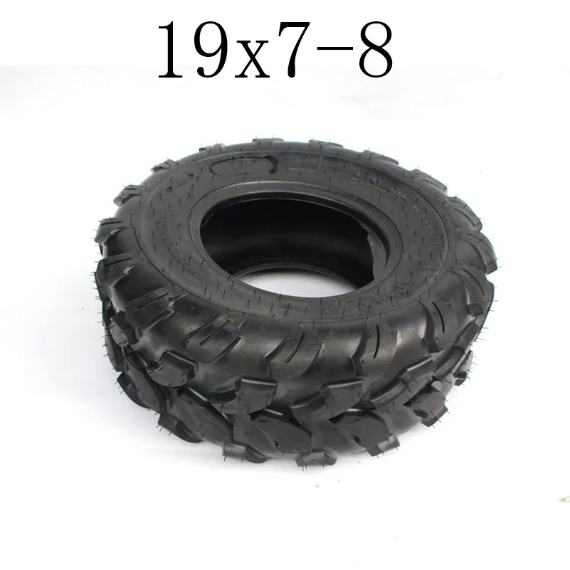 Супер хорошее качество картинг детская коляска ATV UTV 19x7-8 дюймов бескамерные шины 19*7-8 резиновые шины