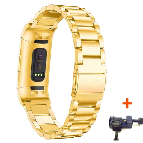 steel strap for Fitbit charge 4 band Replacement wristband Smart Watch Bracelet Charge3/Charge4 Fitbit Charge 3 band