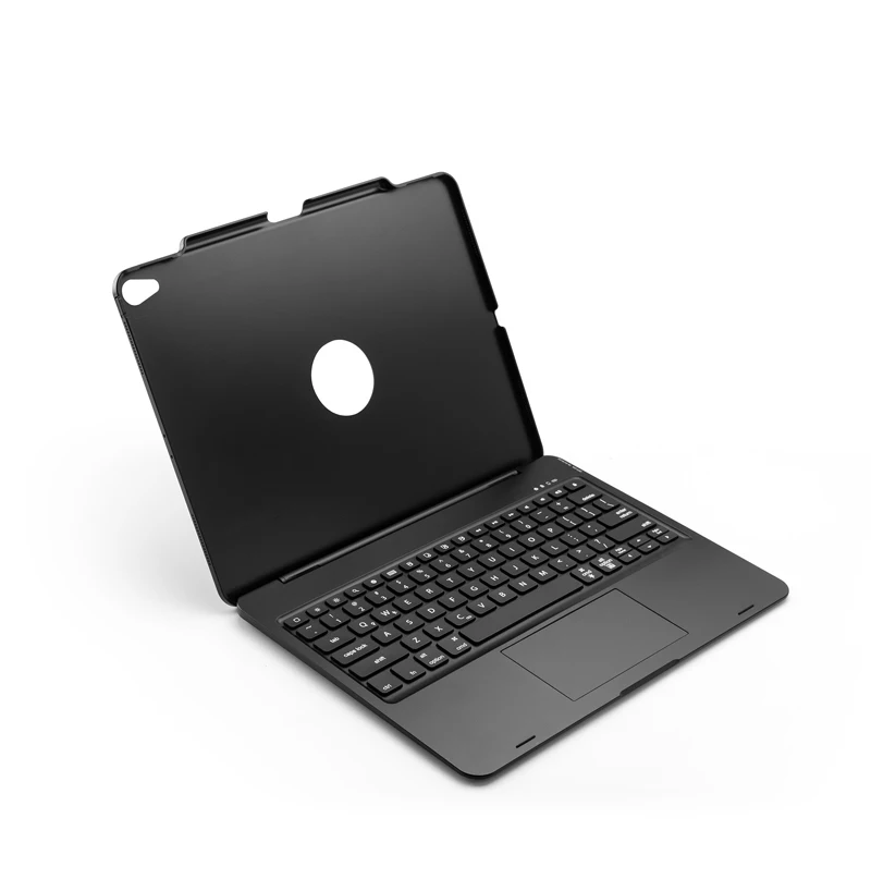[Новинка] 4,0 Беспроводная bluetooth клавиатура для iPad pro 12,", сенсорная панель для мыши+ 7 цветов подсветка+ Премиум Пластиковый Чехол