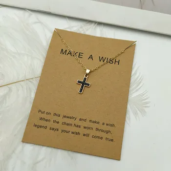 

Short chorker Necklace For Women Cross Star Circle Pendant Necklace Gift For Friend Wedding Gift Dropshipping Wholesale