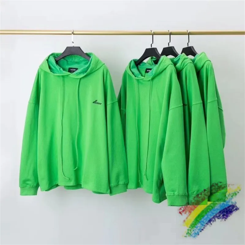 Onesized Green WE11DONE Hoodie Men Women WELLDONE Streetwear Pullover Onesized Green WE11DONE Hoodie Men Women WELLDONE Streetwear Pullover