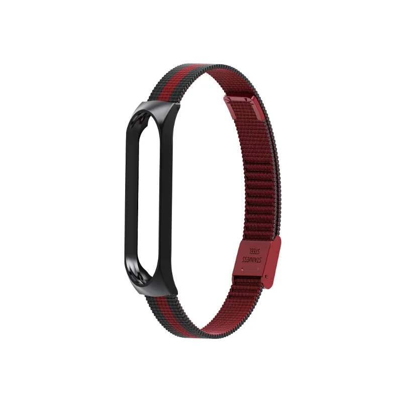 Браслет mi Band 4 Металлический Безвинтовой браслет из нержавеющей стали для Xiaomi mi браслет с 4 ремешками и пряжкой браслет mi Band 4 браслеты Pulseira
