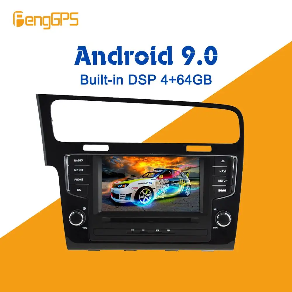 DVD плеер на Android 9 0 4 + 64 ГБ встроенный DSP Автомобильный мультимедийный