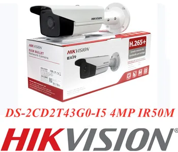 

Hikvision IP Camera DS-2CD2T43G0-I5 4MP IR 50M POE Bullet IP Camera H.265+ Replace DS-2CD2T42WD-I5 Hikvision Surveillance Camera