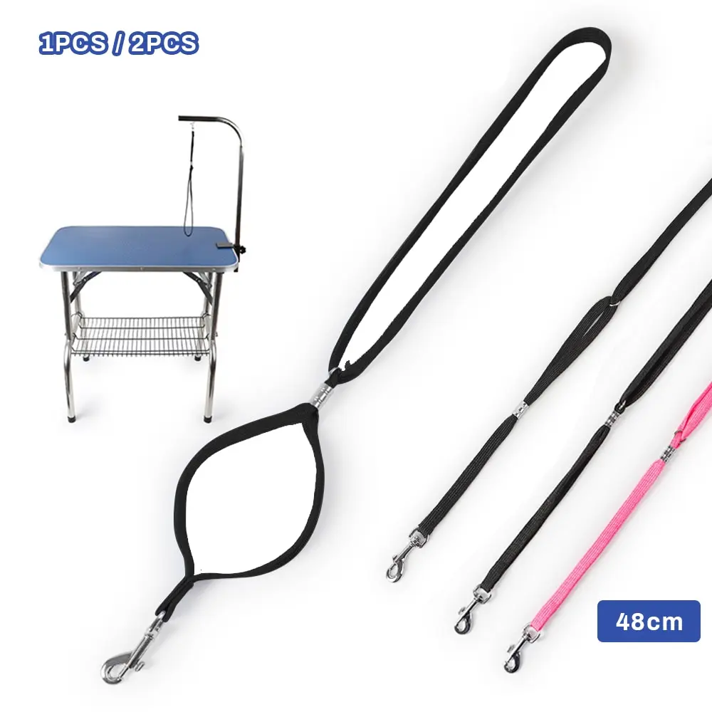 

Pet Dog Grooming Bath Leash Pet Dog Cat Grooming Loop Lock Clip Rope For Table Bracket Bath Adjustable Accessories