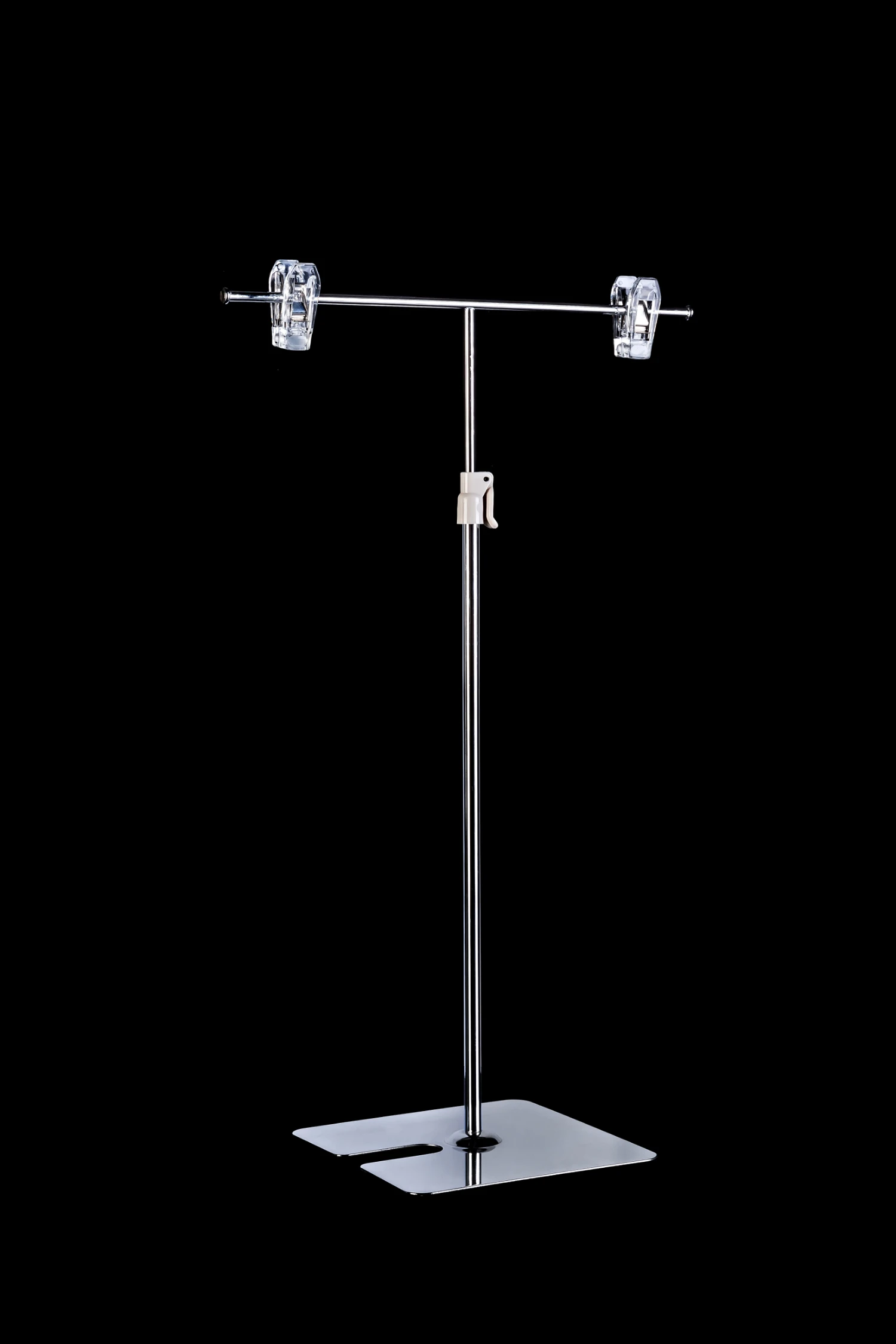 

Supermarket promotion price sign holder metal adjust table top display stand