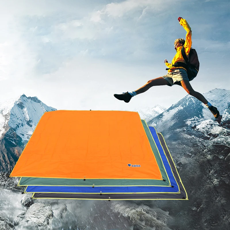 

BF Waterproof Tent Tarp Dome Sun Canopy Shelter Camping Multi-Purpose Picnic Mat+6*Tent pegs+6*Wind ropes+Storage bag