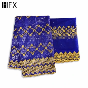 

bazin riche getzner 2019 nouveau African cotton Lace 5 Yards Bazin Riche Beaded Fabric High Quality With Beads J814