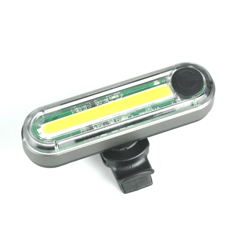 

BORUiT USB Rechargeable 500mAh Bike Tail Light 50 Lumens Bicycle Rear Light Waterproof Cycling Riding Taillight COB Warning Lamp