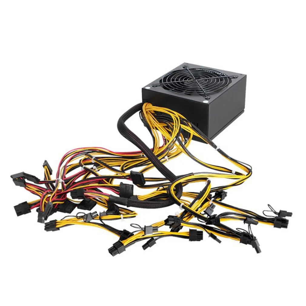

2U/4U 2000W /1800W 160-240V ATX Computer Power Supply For Mining Machine Support Graphics Card Output Rated Bitcoin Power