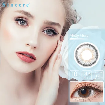 

10pcs/5pair Misty-Gray Colored Contact Lenses 0-900 diopters Daily for Eyes Colorblend Colored Eye Lenses Color Contacts lenses
