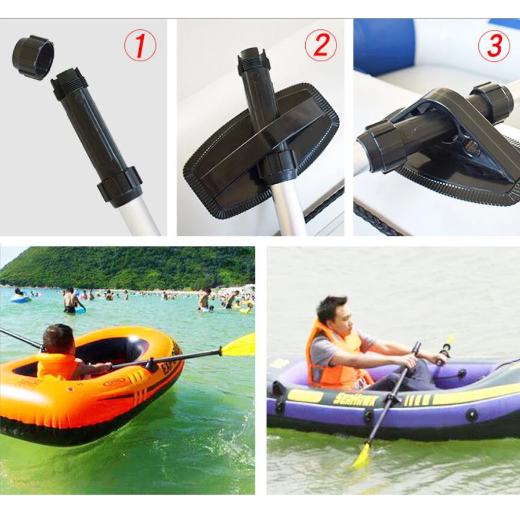2Pcs Detachable Kayak Oars Paddles for Inflatable Fishing Boat Canoe Rafting