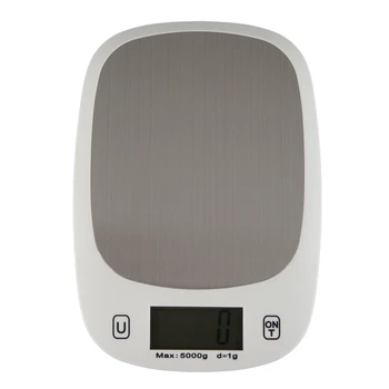 

Digital Food Scale Weight ,5Kg/1G Kitchen Scales for Cooking , Precision Electronic Scale for LCD Display,silver color