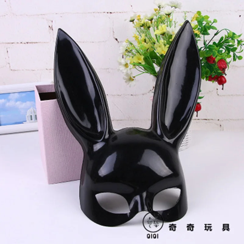 

Halloween Mask Makeup Ball Props Performance Party Decoration Mask Rabbit Eared Mask