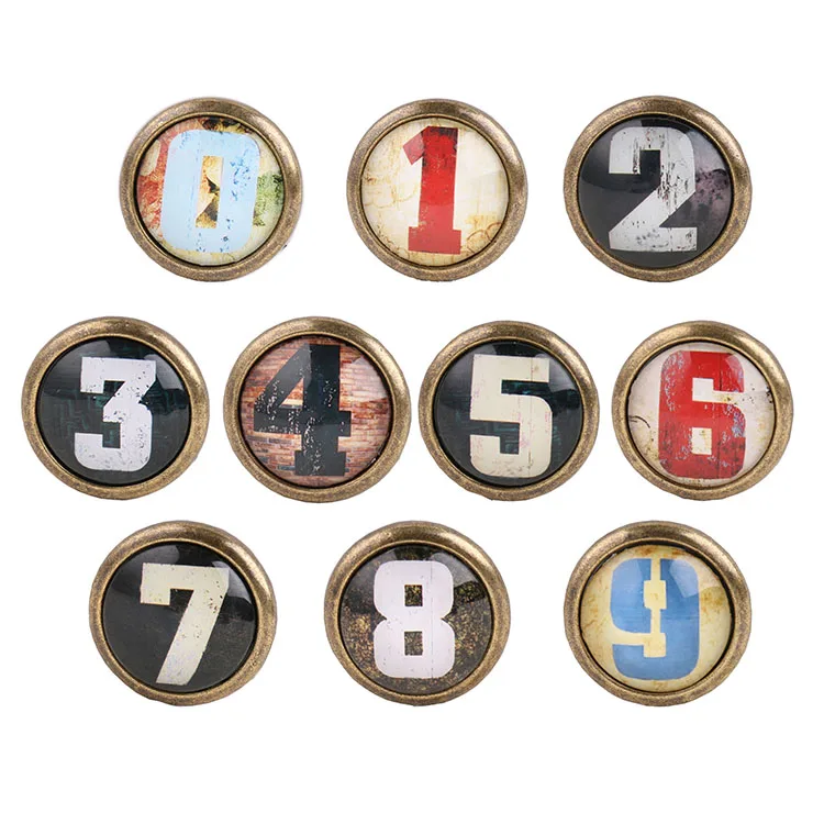 Retro 35mm Round Metal Pull Handles Wardrobe Cabinet Door Cupboard Drawer Knobs