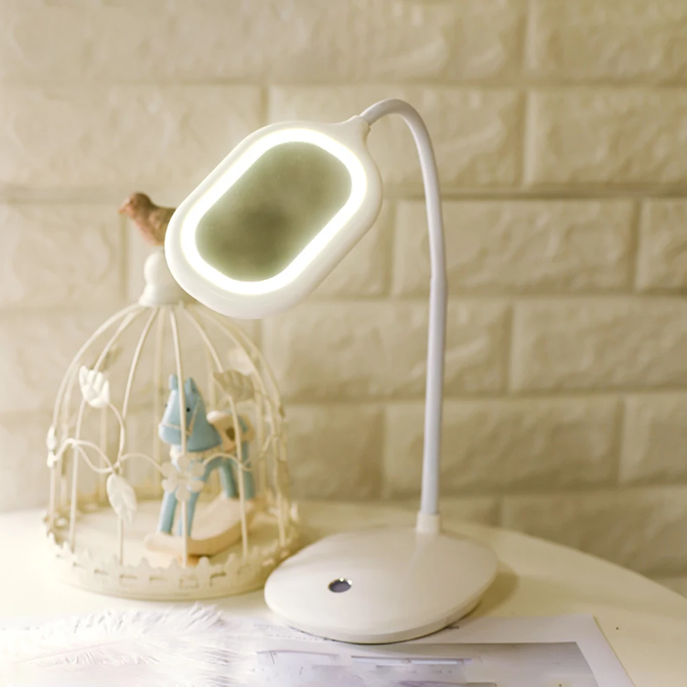 

LED Desk Lamp Table Makeup Table Lamp Touch Switch Desk Lights With Mirror Dimmable Make-Up Lamp Reading Book Lights Desk Lamp