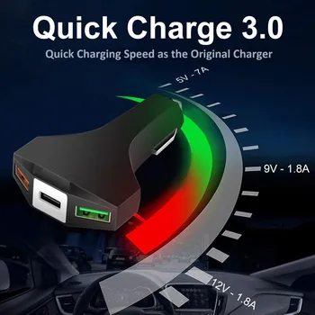

Useful Universal Dual USB Car Charger Adapter For USB Type C Cable Car Charger For Samsung S8 S9 Plus Phone Accessories