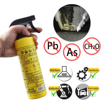 

500ml Cleaner Solvent Metal Surface Stain Remover Heavy Oil Cleaner and Polish Rust Remover Quick Cleaming Spray