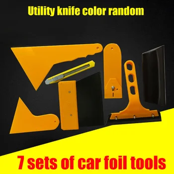

Plastic Fitting Auto Repairing Portable Installation Car Window Tint Tools Kit Film Tinting Scraper Wrapping Accessories