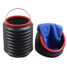 Автоматический магический мусорный бак для внутреннего хранения, мусорное ведро, складное ведро для хранения на открытом воздухе, для пикника, рыбалки, автомойки, портативное ведро