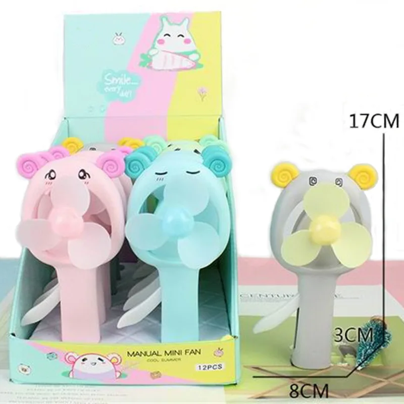 

Children Hand Pressure Fan Toy Portable Office Hand Pressure Small Fan Creative Gift Mini Manual Small Fan