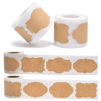 

150PCs/Roll Waterproof Self-adhesive Labels Stickers Kitchen Spice Label Jam Jar Bottle Tags Gifts Box Package Label