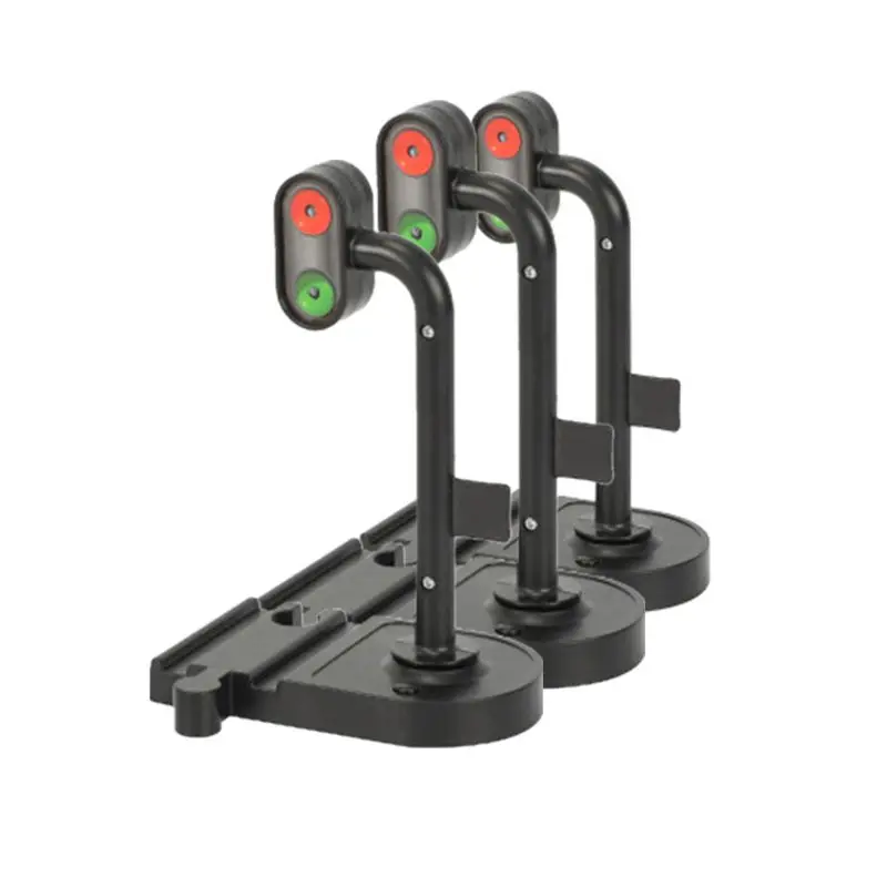

Scene Rail Transit traffic lights Signal Light Accessories Wooden Track