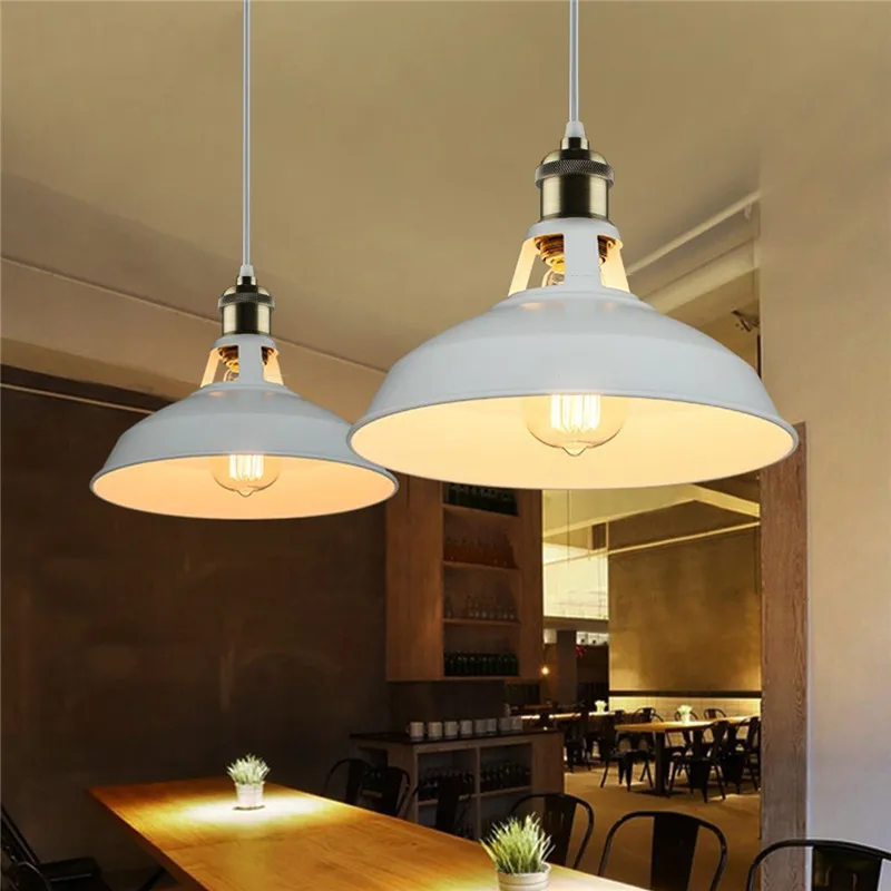 Регулируемый Ретро подвесные светильники Лофт подвесной висячий светильник лампа абажур Ресторан Бар для магазина кофе, дома освещение Luminarias