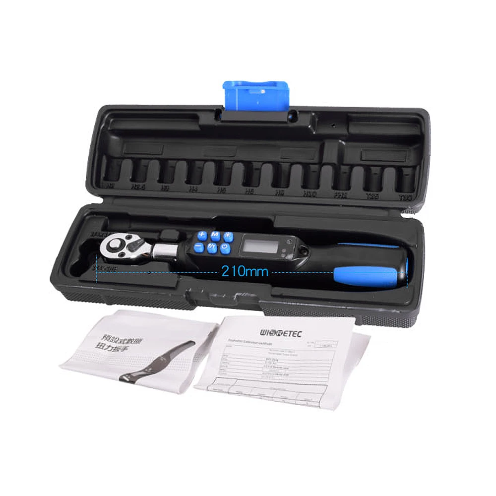 1/4" DR Portable Handheld Digital Display Backlight Torque Wrench 0.1-2NM Ratchet Wrench Torque Spanner Manual Wrenches