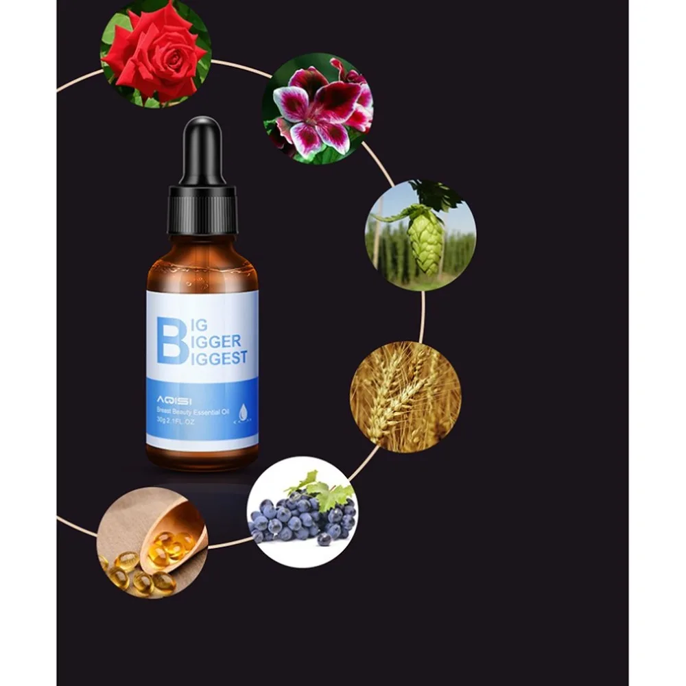 Women Powerful Effective Breast Beauty Oil Firming Enlargement Liquid Bust Enhance Massage Essence Oil 4