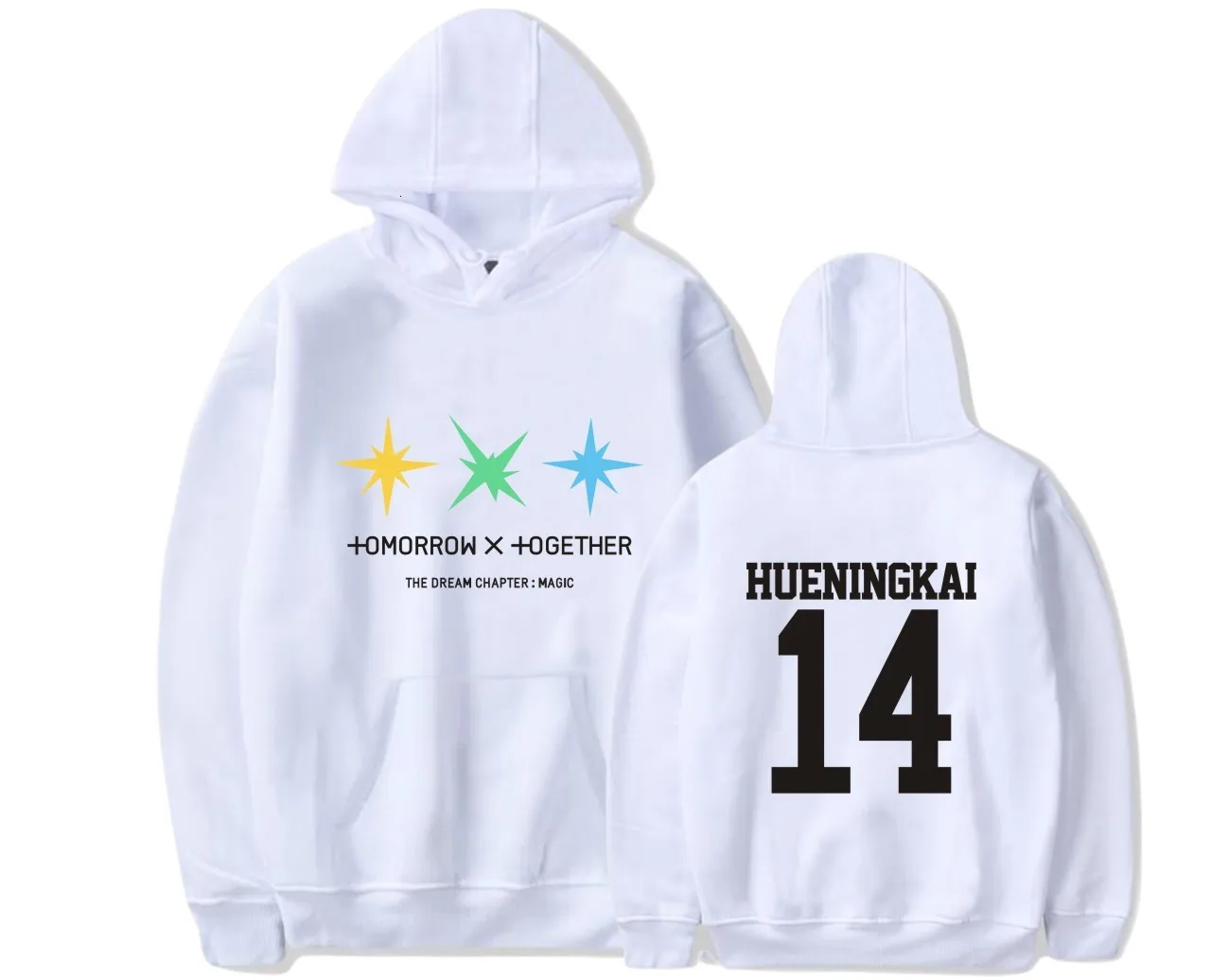  KPOP TXT Hoodies Sweatshirt Casual Oversized Hoodie Plus Size 4XL Merchandise TAEHYUN BEOMGYU Yeonj