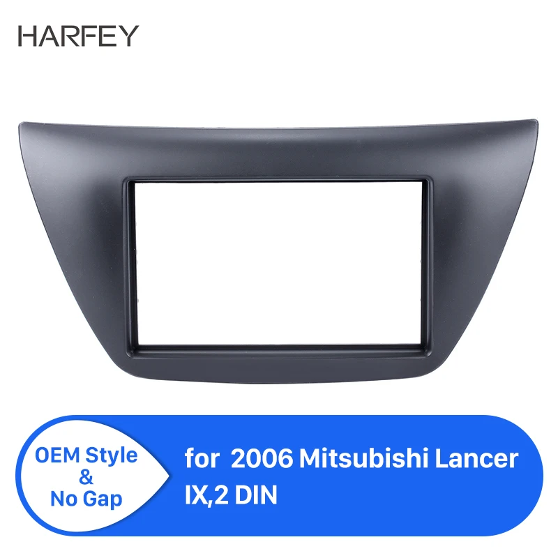 Harfey 2Din Автомобильная Радио фасция для 2006 Mitsubishi Lancer IX Surround DVD плеер отделка