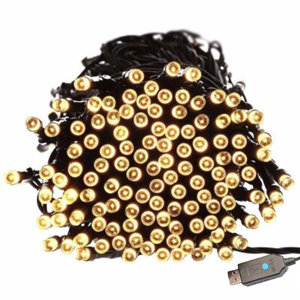 10/20 м USB гирлянды светильник Свадьба Новый Год Вечерние Рождественская елка